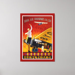 Japan Air Transport - L Canvas Print