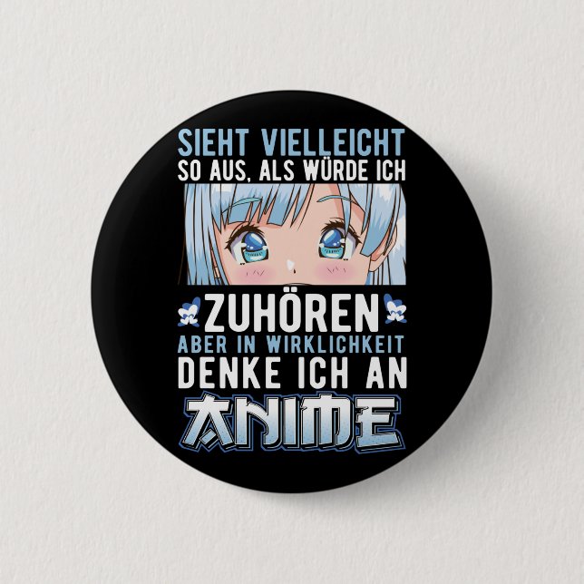 Japan Anime Mädchen Otaku 6 Cm Round Badge (Front)