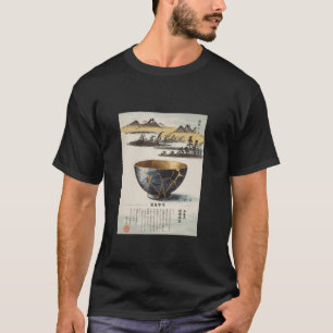 Japan Art Kintsugi Repair Pot Gold Japanese Cultur T-Shirt