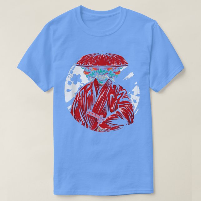 Japan Art Warrior Kendo Ninja Samurai Shinobi Kata T-Shirt (Design Front)