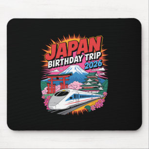 Japan Birthday Trip 2026 Tokyo Osaka Cherry Blosso Mouse Pad