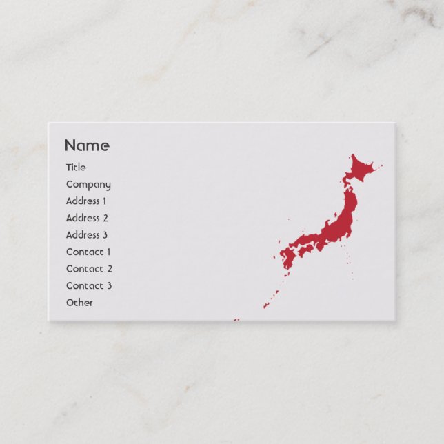 Japan - Business Card (Front)