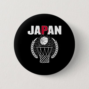 Japan Bysketbyll Lovers Jersey Support Japanese By 6 Cm Round Badge