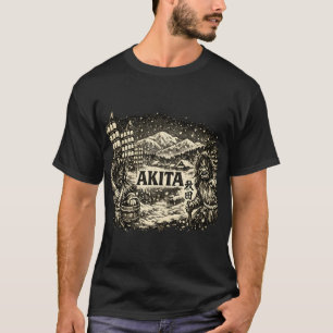 Japan City AKITA T-Shirt