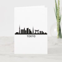 Japan Cityscape Travel | Tokyo Skyline Silhouette