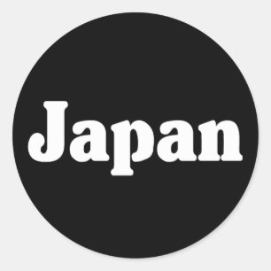 Japan Classic Style Round Sticker