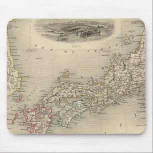 Japan & Corea Mouse Pad
