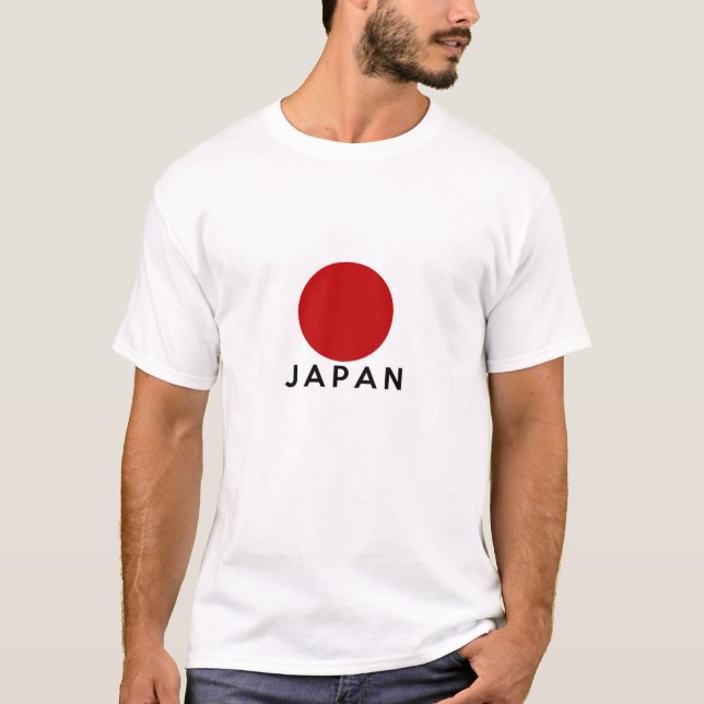 japan country flag symbol name text T-Shirt (Front)