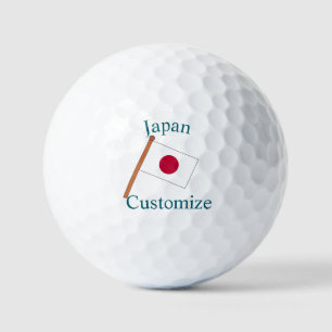 Japan Country Flag Thunder_Cove Golf Balls