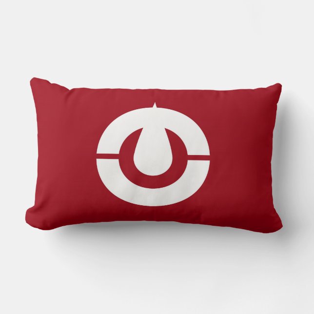japan country region flag prefecture kochi lumbar cushion (Front)