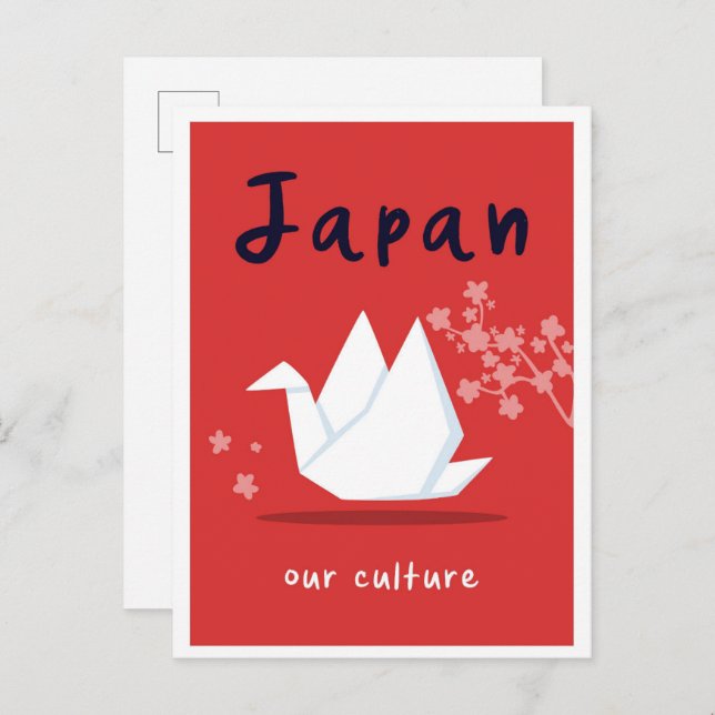 Japan Culture Vintage Travel Postcard (Front/Back)
