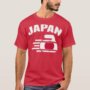 Japan Curling Rock Sport Fans Japanese Curlers Win T-Shirt