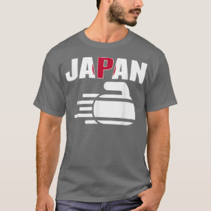 Japan Curling Rock Sport Fans Japanese Curlers Win T-Shirt