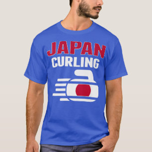 Japan Curling Team Fans Jersey Japanese Winter Spo T-Shirt