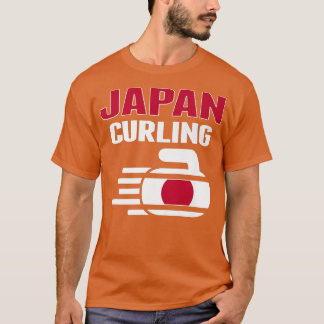Japan Curling Team Fans Jersey Japanese Winter Spo T-Shirt