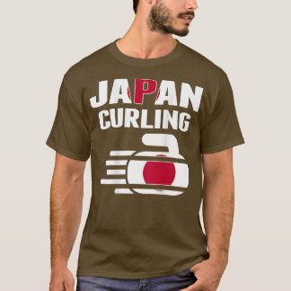 Japan Curling Team Fans Jersey Japanese Winter Spo T-Shirt