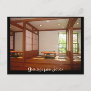 japan dining postcard