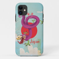 Japan Dragon Vintage Travel Poster