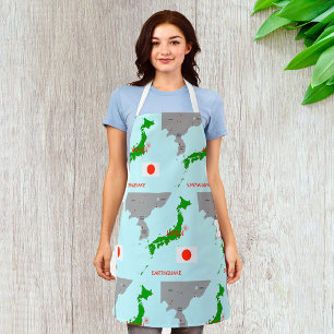 Japan Earthquake Map Seismic Activity Apron