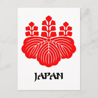 JAPAN - emblem/flag/coat of arms/symbol Postcard