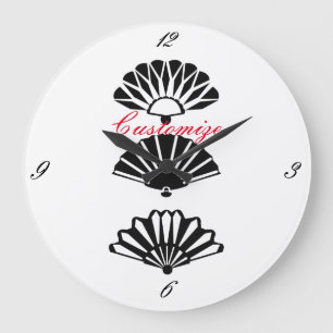 Japan Fans Thunder_Cove Large Clock