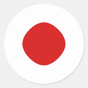 Japan Fisheye Flag Sticker