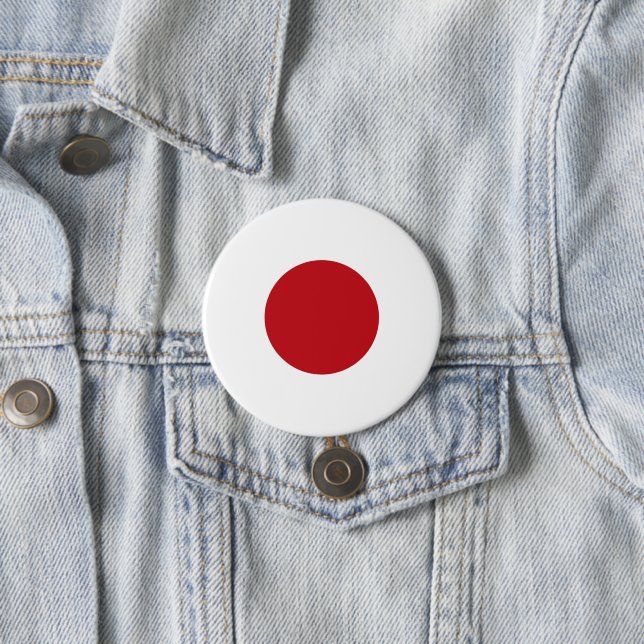 Japan flag 7.5 cm round badge (In Situ)