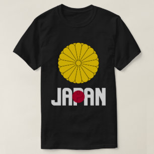 Japan Flag and Coat Of Arms Patriotic T-Shirt