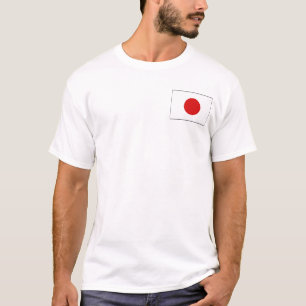 Japan Flag and Map T-Shirt