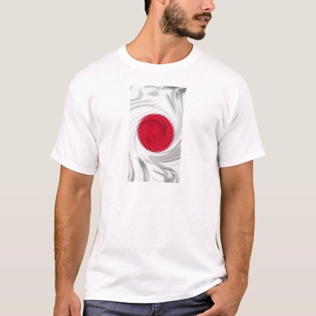 Japan Flag Artwork T-Shirt (Front)