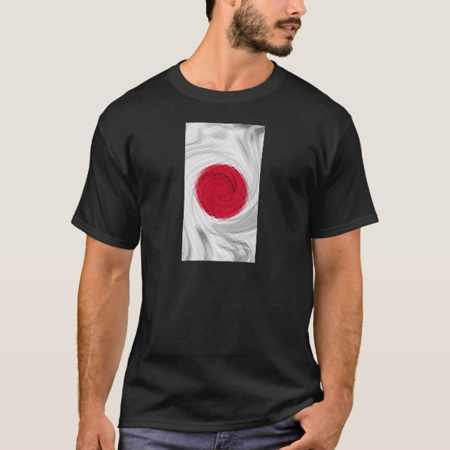 Japan Flag Artwork T-Shirt (Front)