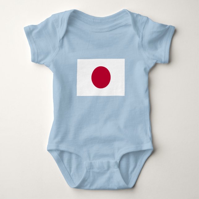 Japan Flag Baby Bodysuit (Front)