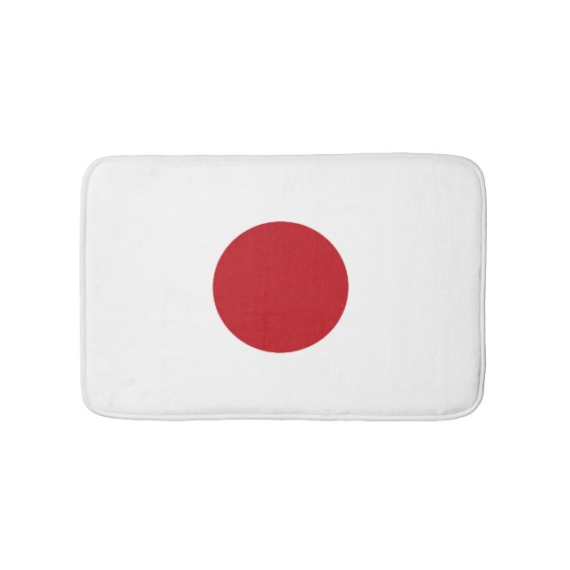 Japan flag bath mat (Front)