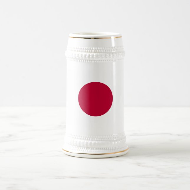 Japan Flag Beer Stein (Center)