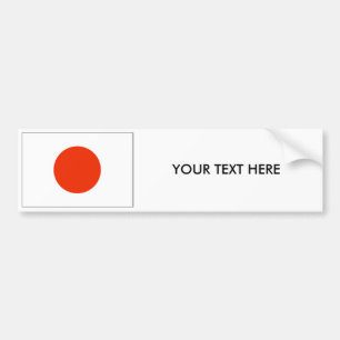 JAPAN FLAG Bumper Sticker