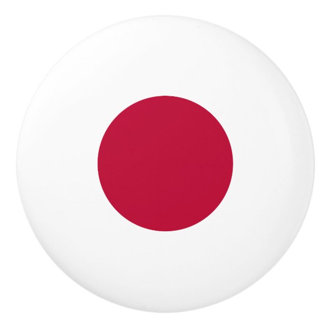 Japan Flag Ceramic Knob (Front)