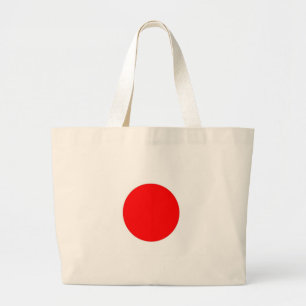 Japan Flag Designs Large Tote Bag