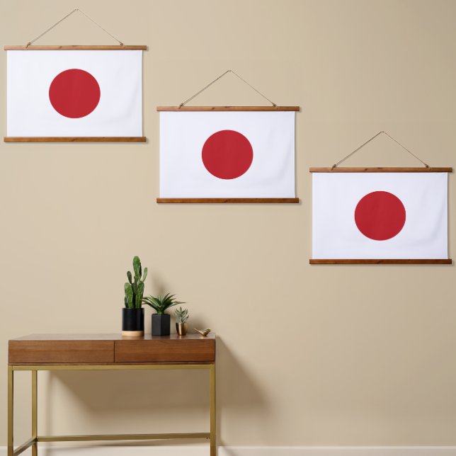 Japan flag hanging tapestry (Asymmetrical)