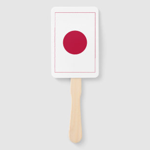 Japan Flag: Hinomaru, Nisshōki, Red Rising Sun Hand Fan