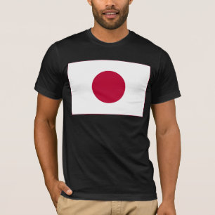 Japan Flag: Hinomaru, Nisshōki, Red Rising Sun T-Shirt