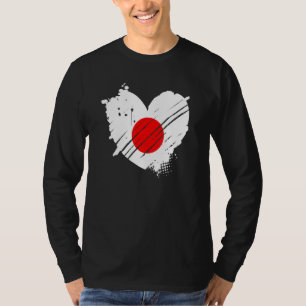 Japan Flag I Love Japan It Is In My Dna For Japane T-Shirt