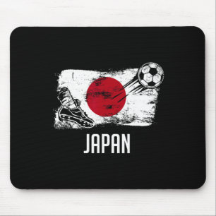 Japan Flag Jersey Japanese Soccer Team Japanese Mouse Pad
