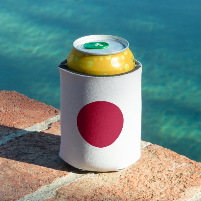 Japan Flag: Land of Rising Sun, Hinomaru, Nisshōki Can Cooler (In Situ Pool)