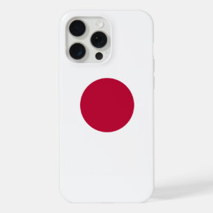 Japan Flag: Land of Rising Sun, Hinomaru, Nisshōki iPhone 15 Pro Max Case