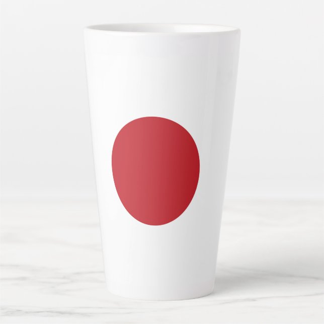 Japan flag latte mug (Front)