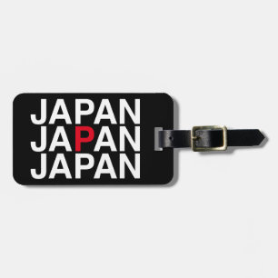 JAPAN Flag Luggage Tag