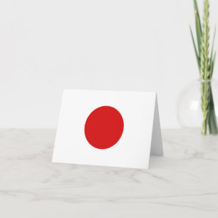 Japan Flag Notecard