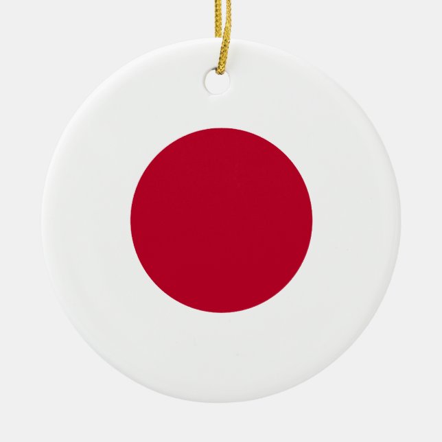 Japan Flag Ornament (Front)