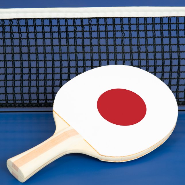 Japan flag ping pong paddle (Insitu)