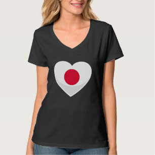 Japan Flag Pocket Heart T-Shirt